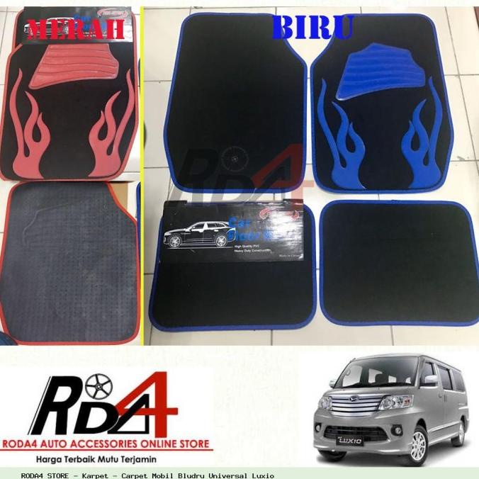 Karpet - Carpet Mobil Bludru Universal Luxio rod4 dijamin