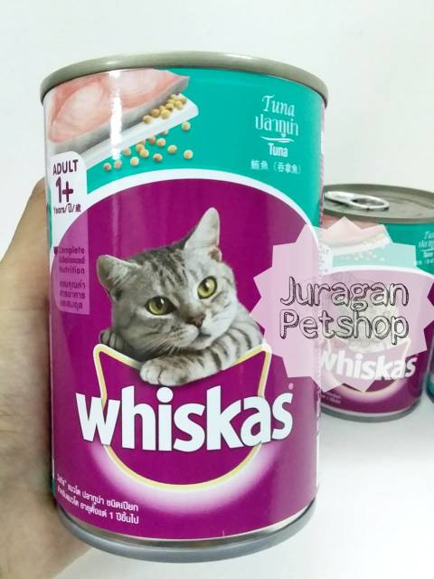 Whiskas KALENG Adult 400gr|Tuna/OceanFish|Makanan Basah Kucing|Whiskas Murah