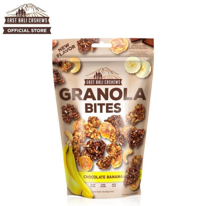 

Granola Bites Choco Banana East Bali Cashew Vegan Plant Based Snack