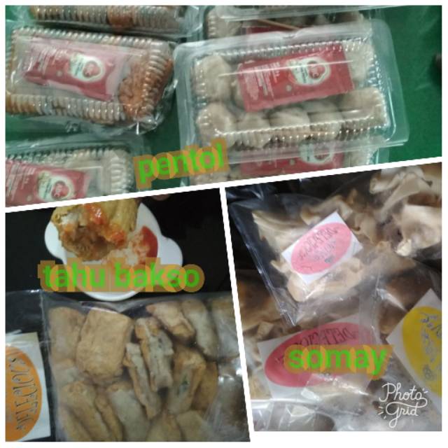 

Bakso Pentol tahu dan somay 100% Daging sapi freezer