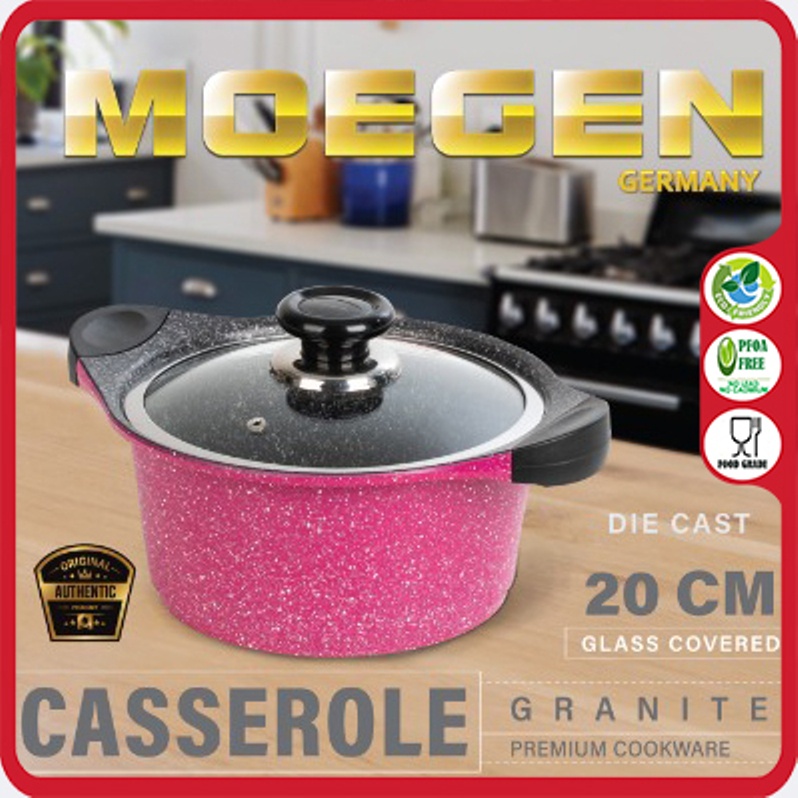 ORIGINAL MOEGEN Germany casserole / stock pot 20cm granite series