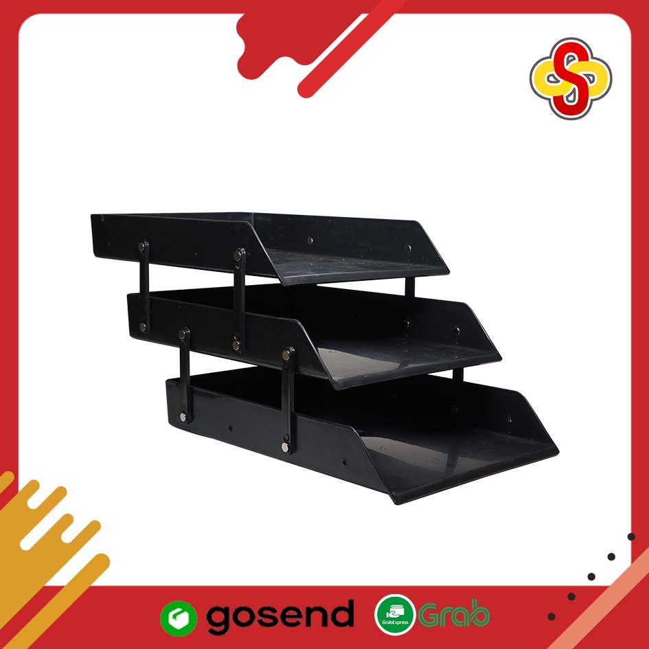 Rak Surat 3 Susun / Rak Dokumen / Rak Kertas Elevated Tray Microtop M 603