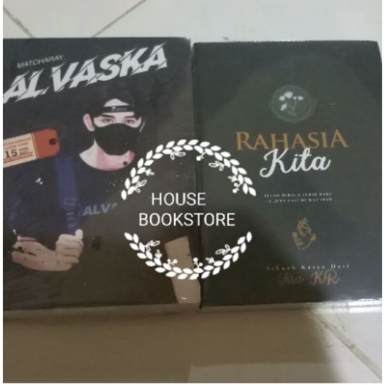1 PAKET 2 NOVEL BEST SELLER ALVASKA DAN RAHASIA KITA KERTAS BOOKPAPER