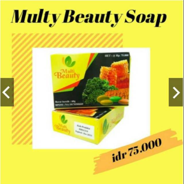Multi beauty soap