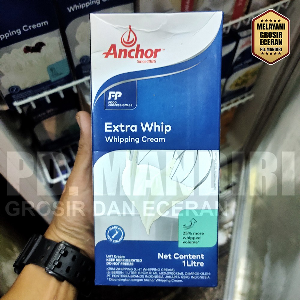 

ANCHOR EXTRA WHIP 1 L WHIPPING CREAM