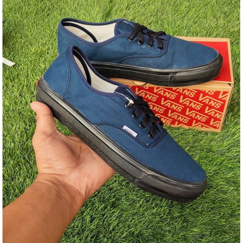 SEPATU PRIA VANSS OLDSKOOL FULL NAVY BLACK WAFLE DT BNIB MADE IN CHINA PREMIUM IMPORT SEPATU WANITA SEPATU SNEAKERS