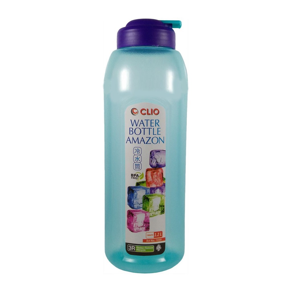 BOTOL AIR MINUM CLIO BPA FREE 1,2 LITER AMAZONE  - PERABOT