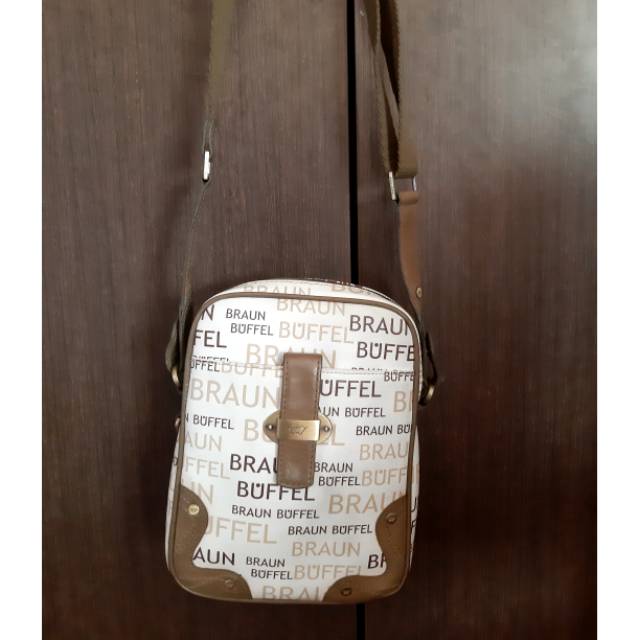 Sling bag braun buffel original murah good condition