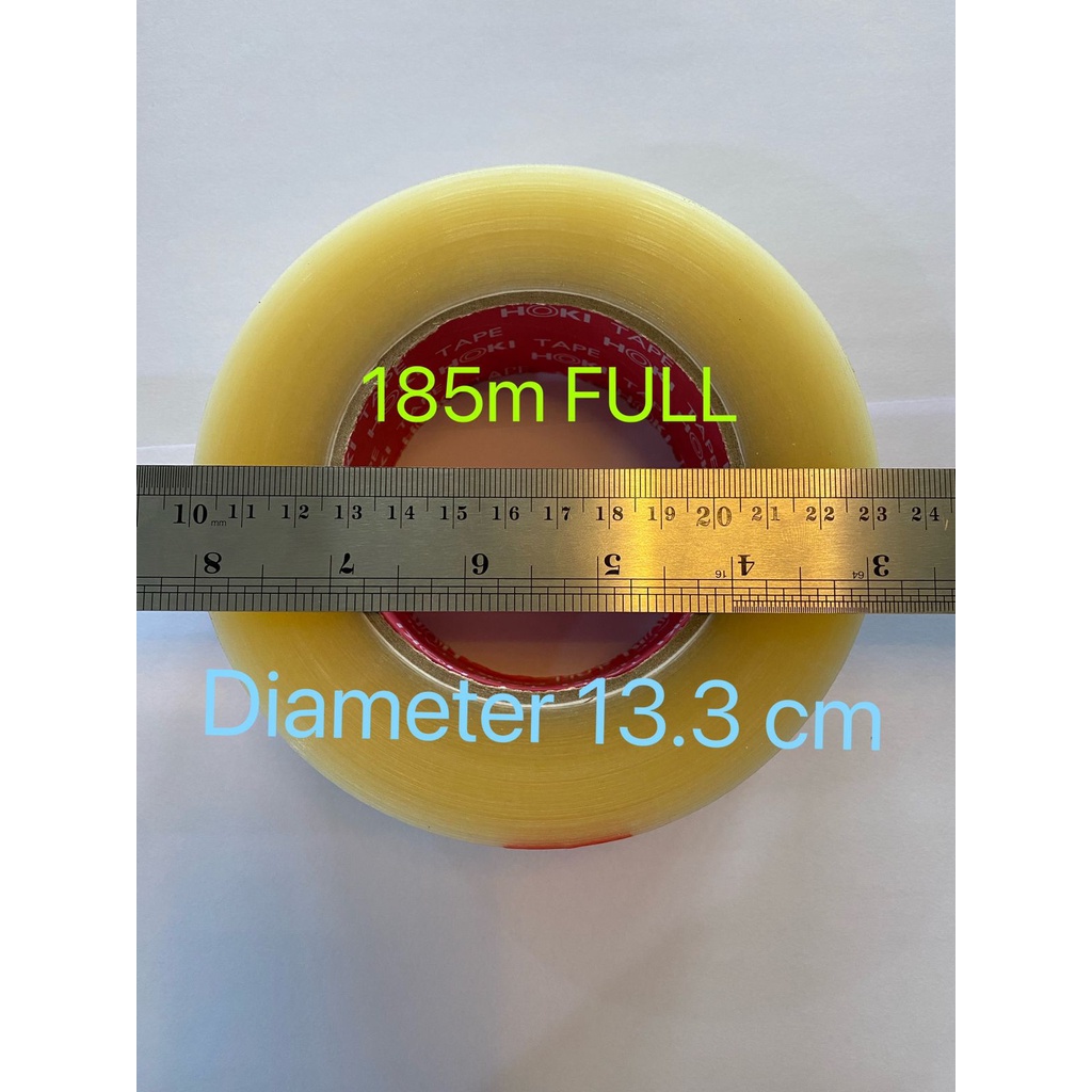 

Lakban Bening 45mm x 185m x 45 mic FULL Merek HOKI TAPE Coklat__________099