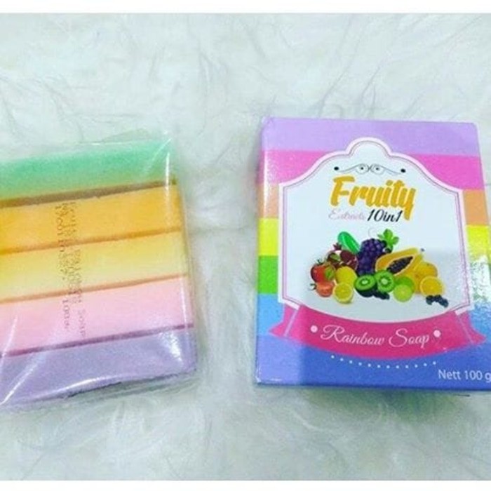 Fruitamin Soap BPOM Fruity 10in1 Original Sabun Fruitamin BPOM Fruitamin Fruitty Soap