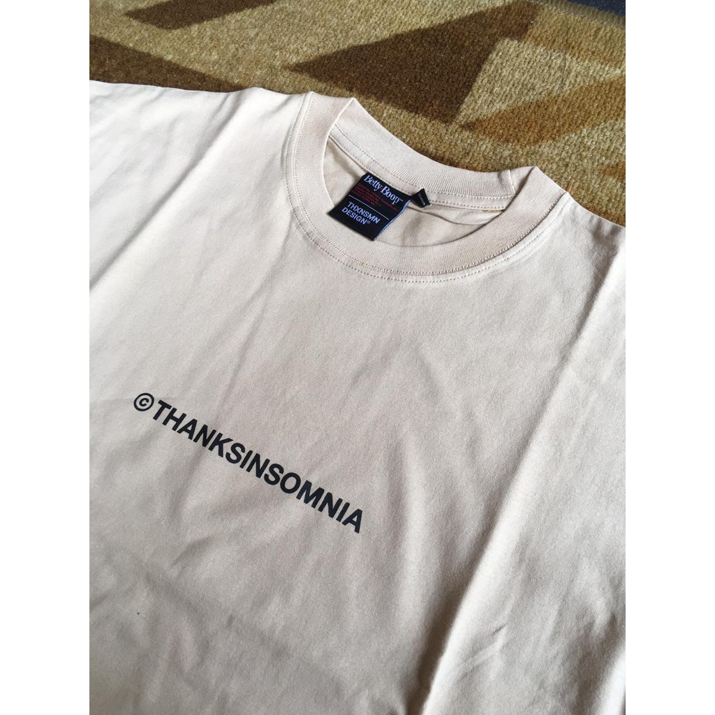 T-Shirt THANKSINSOMNIA X BETTY BOOP™️ Classy Cream UNISEX