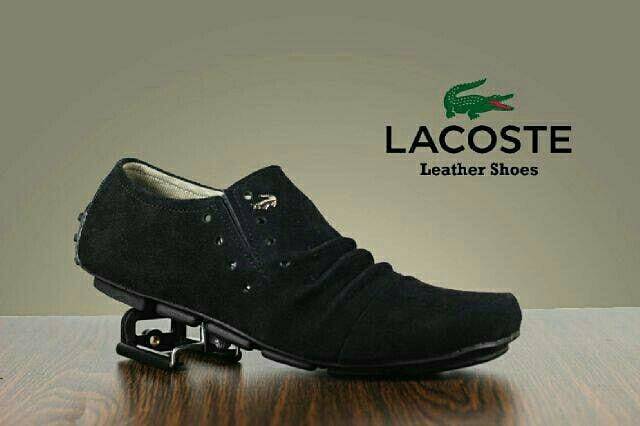 SEPATU SLIP ON LACOSTE FLORAL COWOK WANITA HAK TINGGI CASUAL KERJA FORMAL SANTAI MODIS TRENDY TOSCA
