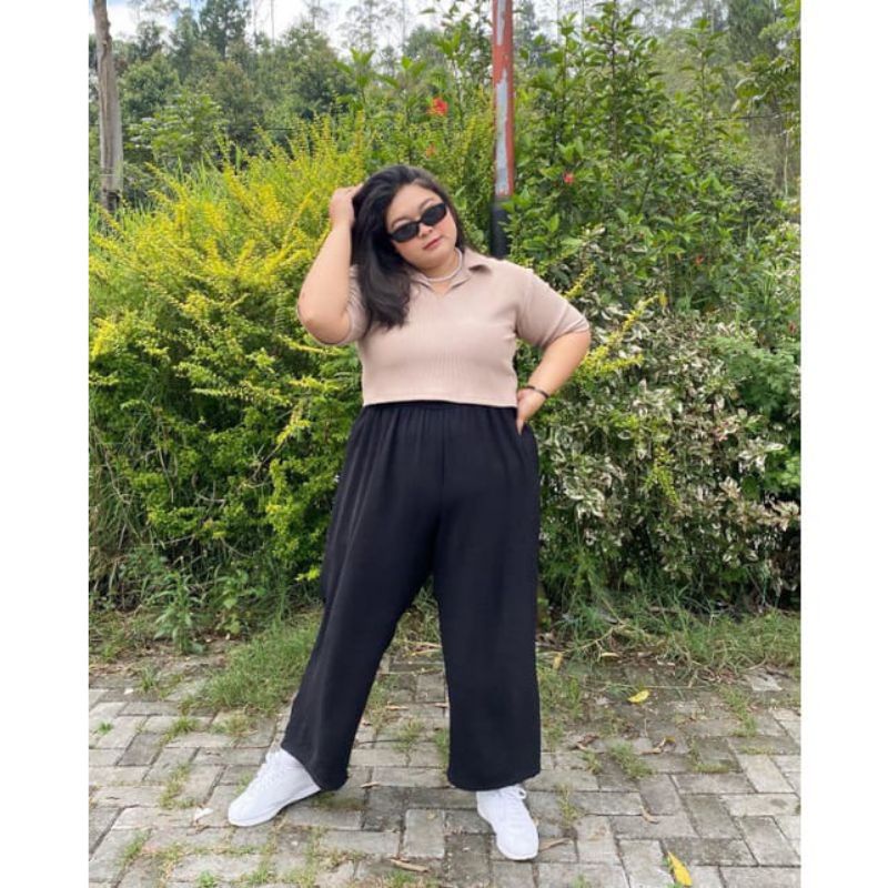 Kaos Crop Oversize Jumbo Ld 140cm