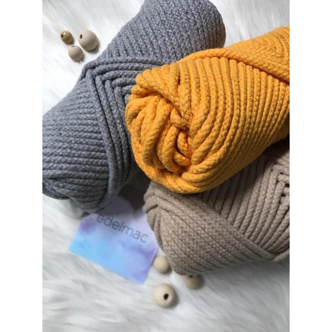 >*>*>*>*] 500gr Tali Katun Macrame Braided Cotton Rope Natural Part II