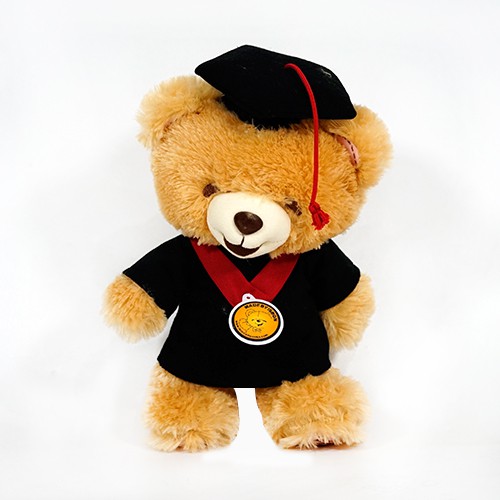 Boneka Wisuda Beruang Teddy Bear Istana Boneka STD Boney Bonita Toga S Lucu