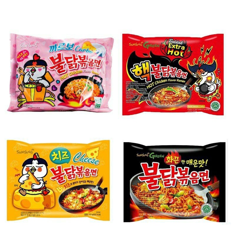 

Samyang Hot Chicken Ramen Original / Carbonara / Cheese / Extra Hot HALAL
