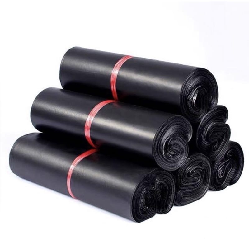 Kantong Plastik PolyMailer Hitam model Amplop Packing Online