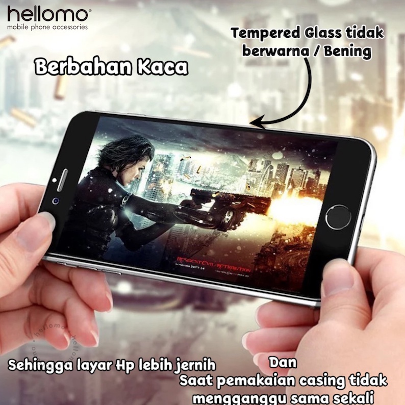 Tempered Glass iPhone Screen Protector 9H Anti Gores Layar iPhone Gorilla Glass