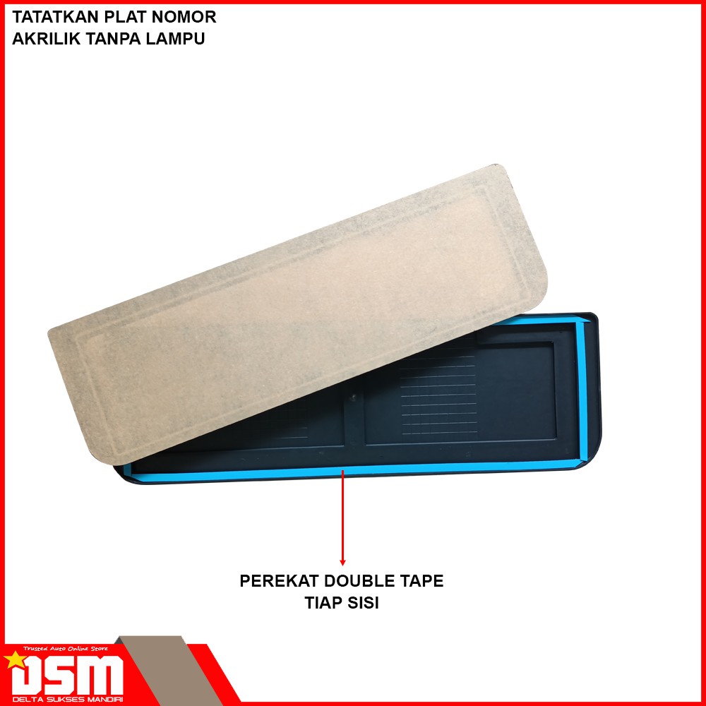 Dudukan Plat Nomor Mobil - Plat 46cm / Tatakan Plat Nomor Mobil / DSM