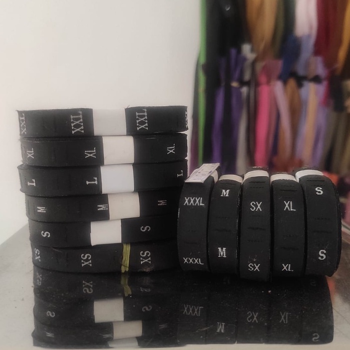 Label Size Baju  Abel Size Harga Per Roll