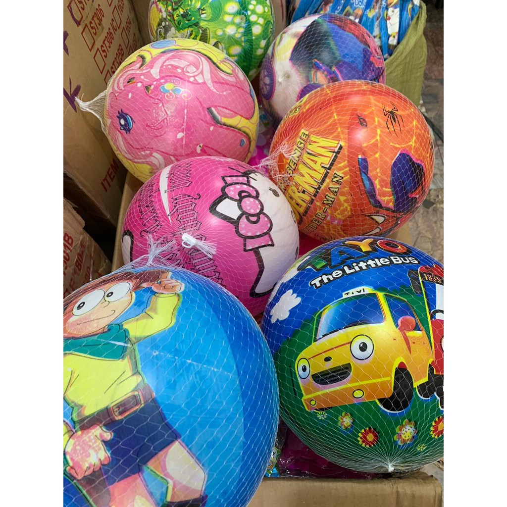 Mainan anak bola karakter / kartun / tayo