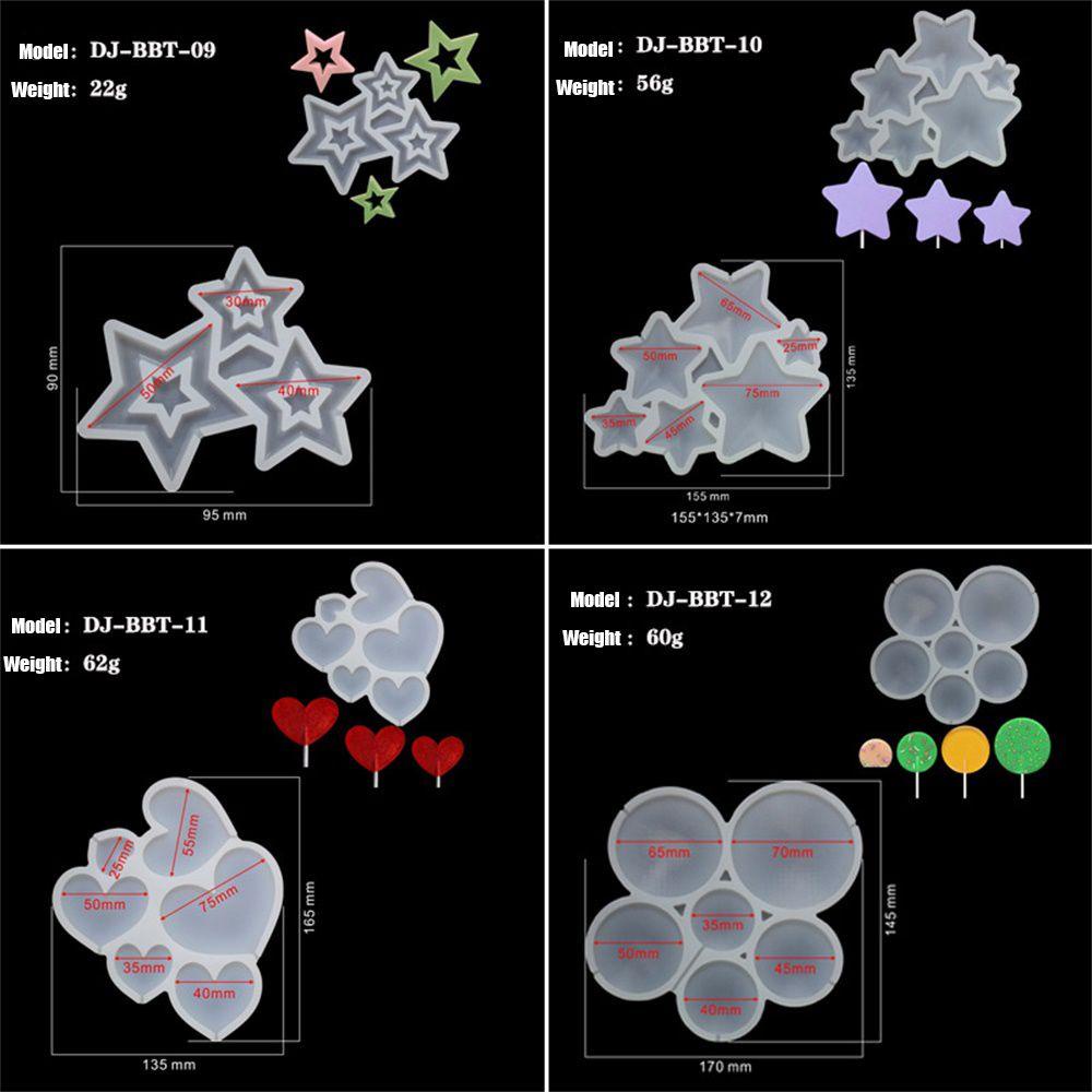 Preva Candy Mold DIY Cetakan Coklat Cetakan Lolipop Alat Dekorasi Kue