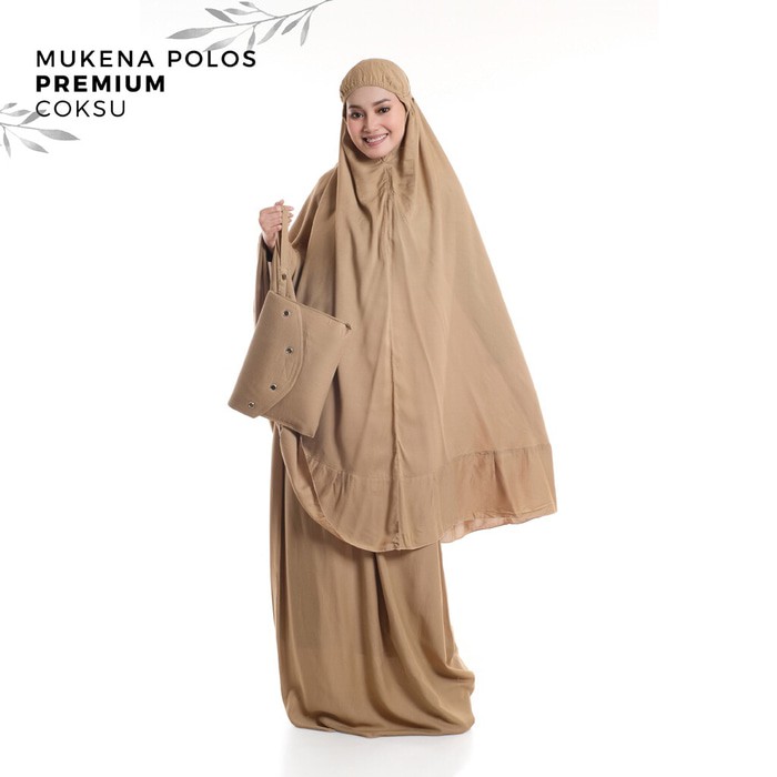 MUKENA BALI TASIK - MUKENA DEWASA POLOS PREMIUM