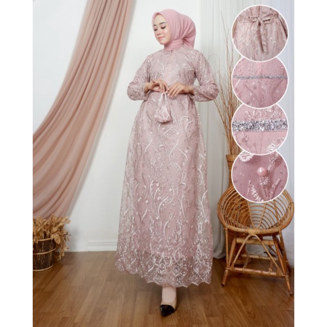 Gamis Tille Namira Busui / Baju Wisuda Kebaya Modern Dress / Kebaya Modern Muslim / Kebaya / Gamis Kebaya / Busui