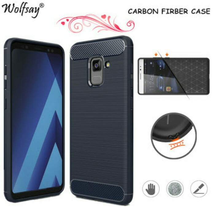 Case  Samsung A8 2018  Capsule  Rubber  Soft  Case
