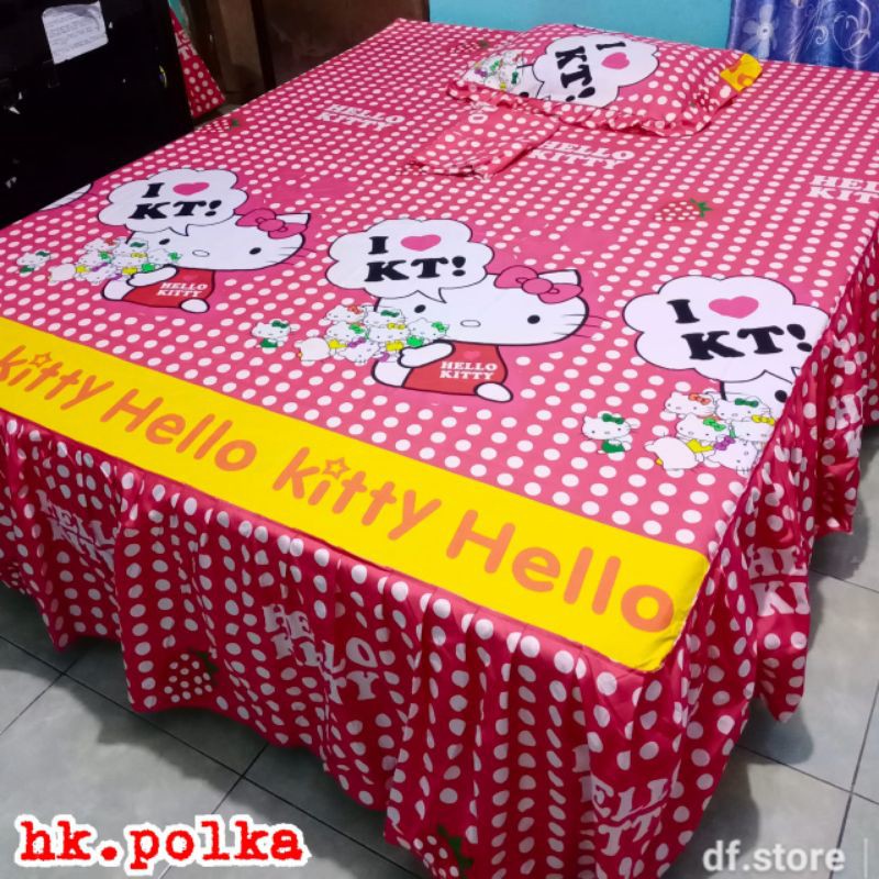 sprei rumbai motif karakter uk 160 x 200