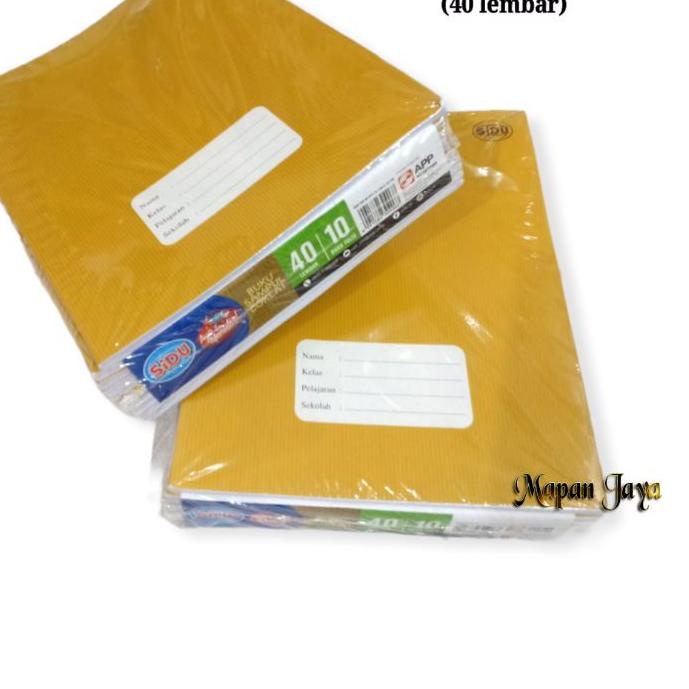 

『8.8』 Buku Tulis SIDU KRAFT 40 lembar grosir