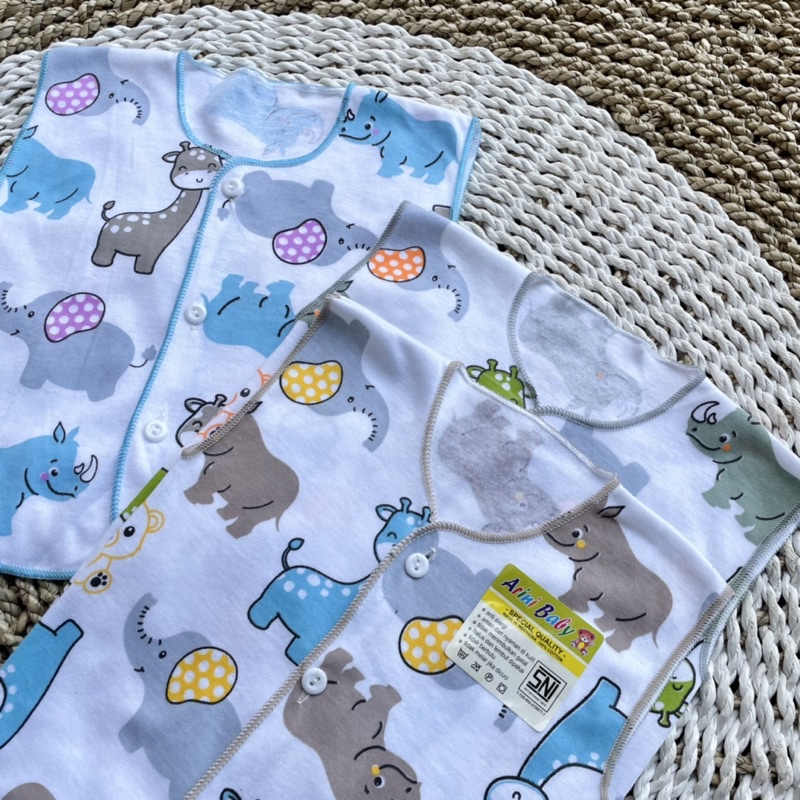 3 PCS Baju Lengan Kutung Bayi Bayi Atasan Bayi Baju Newborn Baju Bayi Baru Lahir Gift Bayi Hadiah Lahiran Bayi DNW BABY