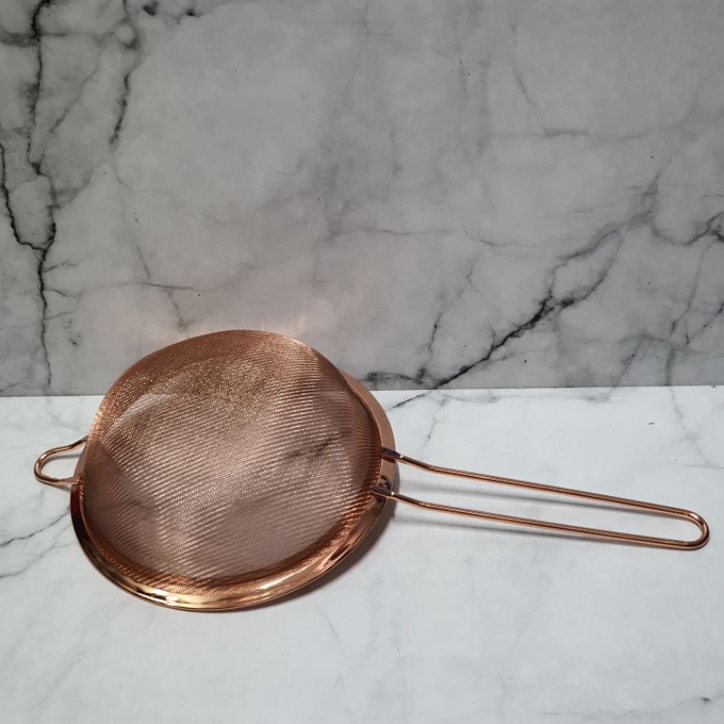 saringan ayakan tepung 10cm 15cm Rose gold series / flour strainer