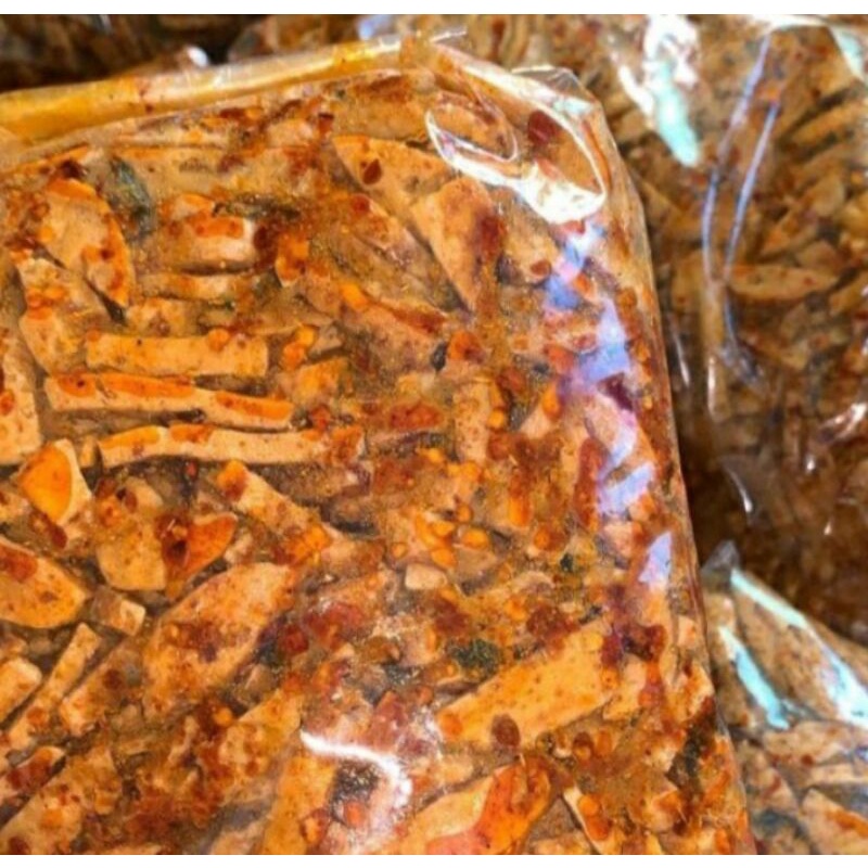 

Basreng pedas daun jeruk 100 grm/250 grm pedasnya bikin lidah bergoyang