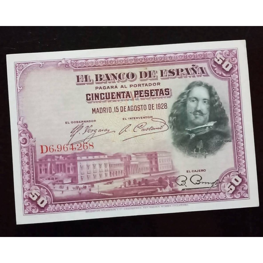 Uang Kuno Espana/ Spain/ Spanyol 50 Pesetas 1928