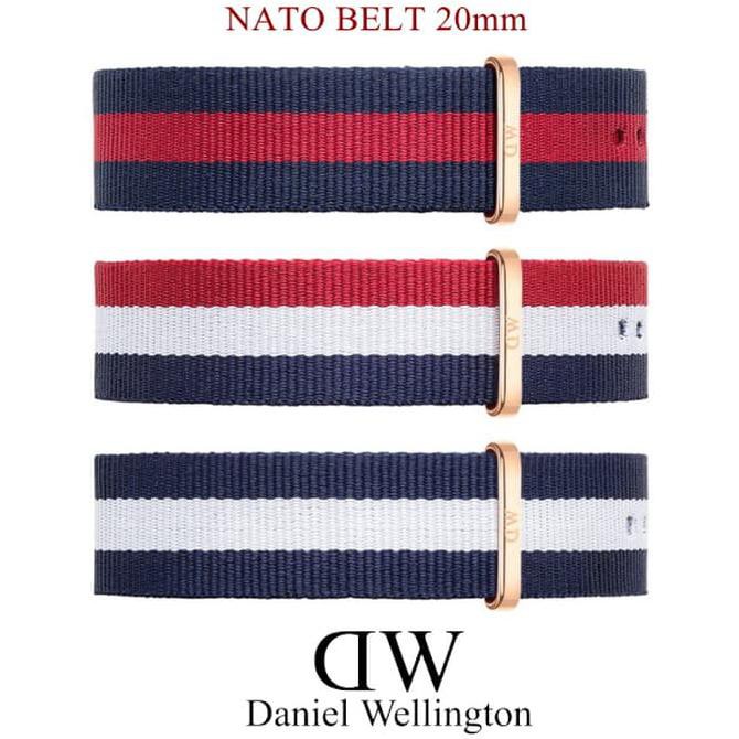 Strap Nato Dw Daniel Wellington Original Winchester, Glasglow, Dll -Jam Tangan