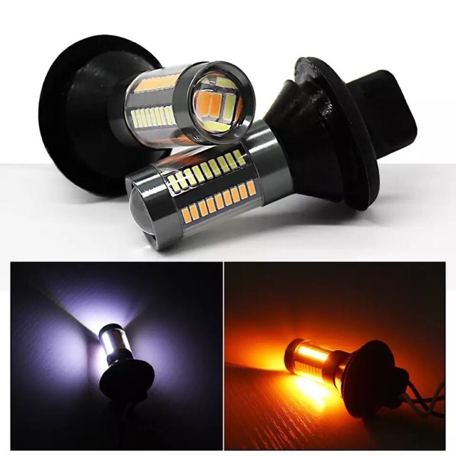 Lampu Sein Mobil Lampu Sign Plus Lampu Senja BAU15S 66 SMD Bayonet 1 Kaki B-Y R135