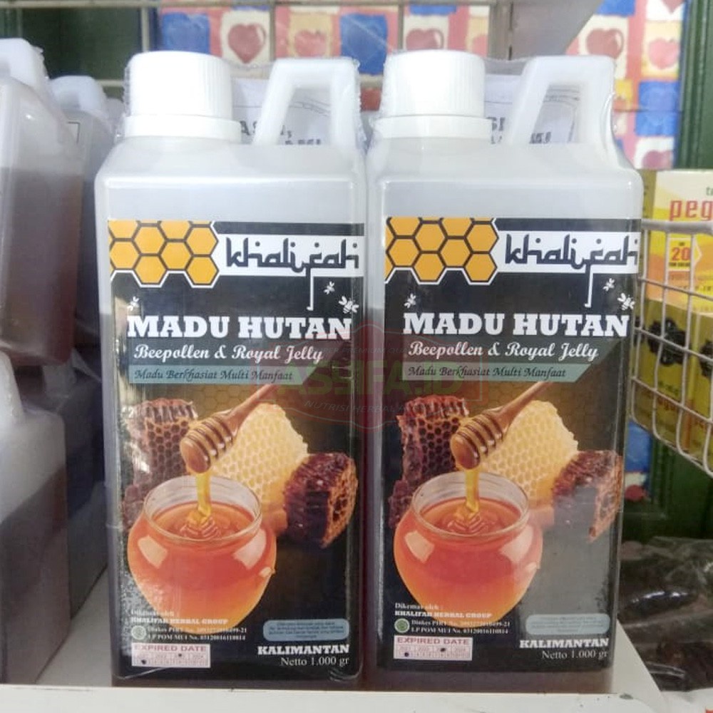 

Madu Hutan Murni Kalimantan Khalifah 1 Kg Asli Ori Original Enak Sehat Murni Menjaga Stamina Daya Tahan Tubuh Bukan TJ MADURASA JOYBEE Gholiban Al Shifa Pramuka ASYIFA