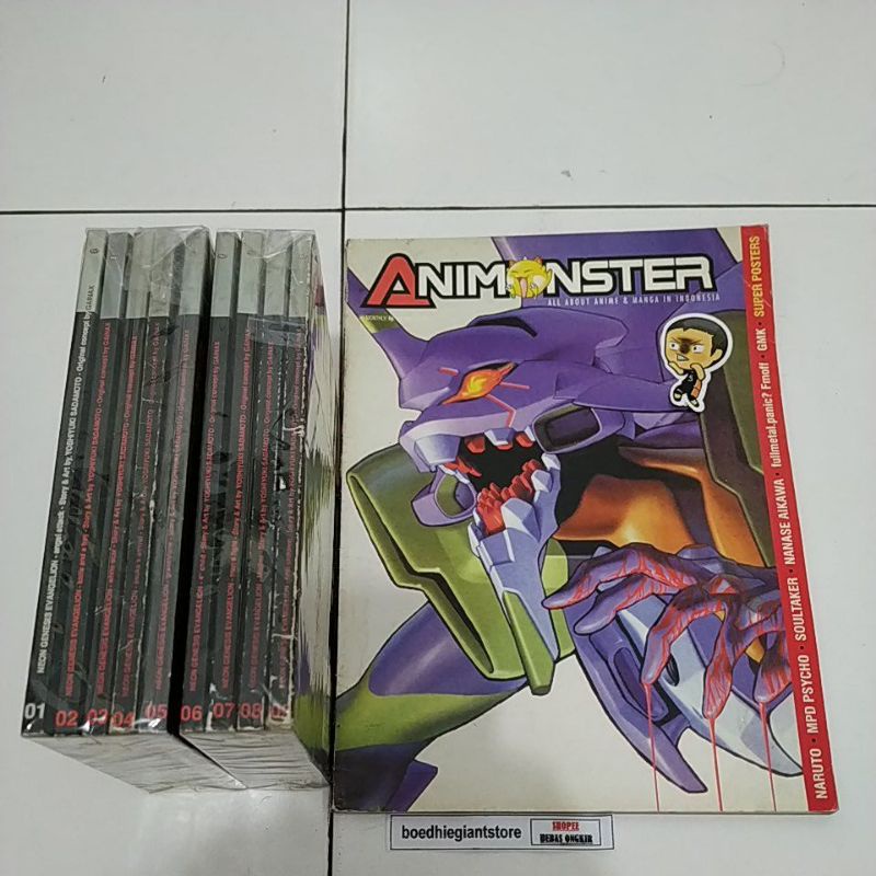 komik neon Genesis Evangelion 1-9 + BONUS Animonster edisi evangelion