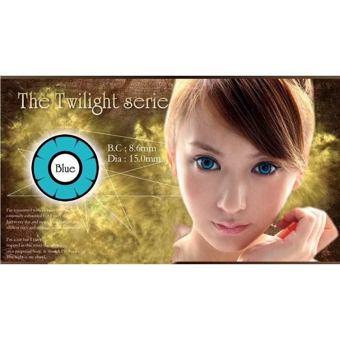 Softlens Twilight Animasi Blue