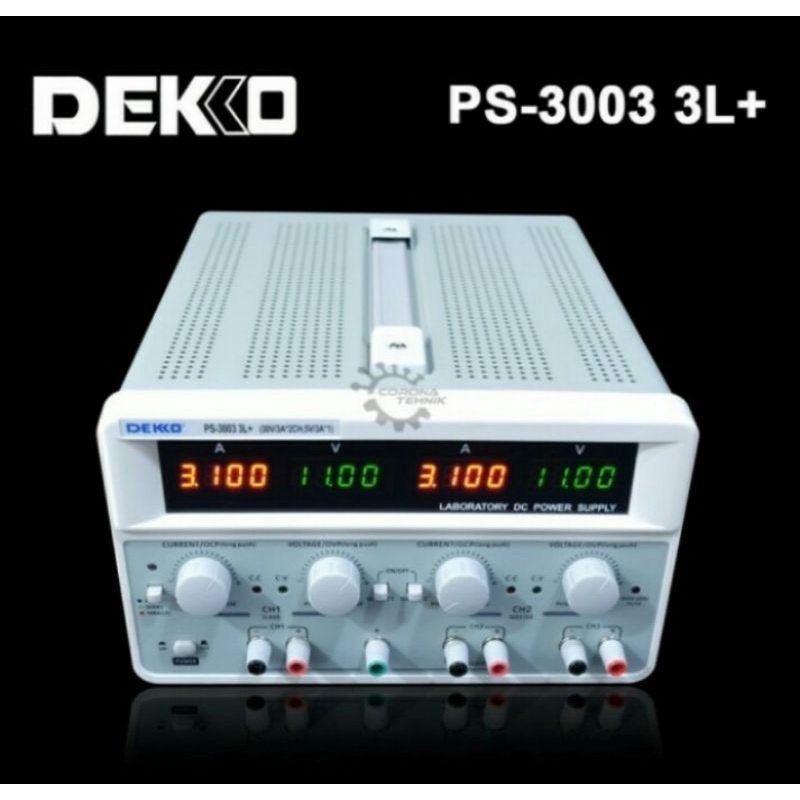 Power Supply DEKKO ORI PS-3003 3L+  30V 3A