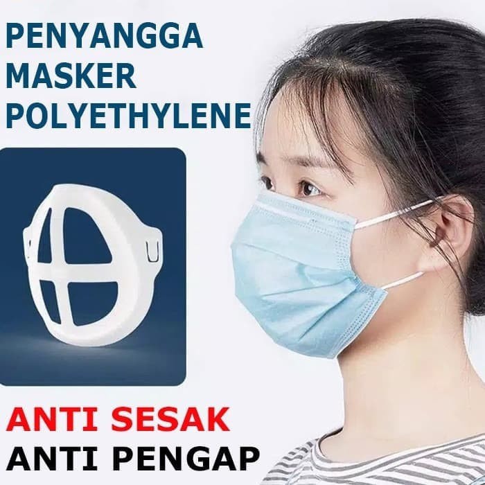 Penyangga Masker Masker Bracket Nyaman Nafas Dengan Lem Reusable