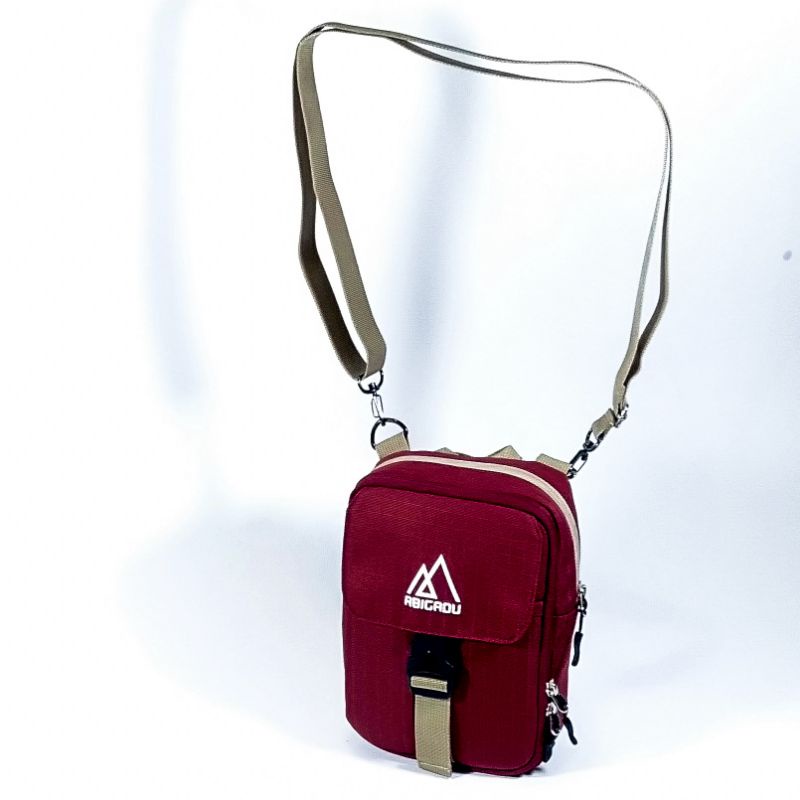 Tas selempang/slingbag pria &amp; wanita  casual maroon | Abigadu