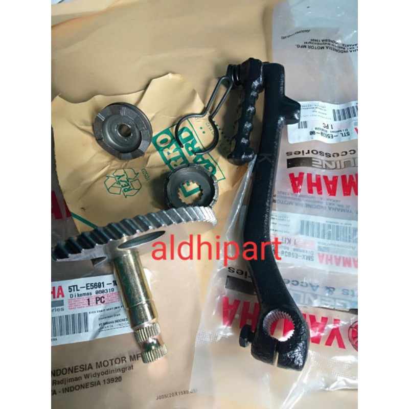 Engkol mio(3 barang+as engkol+gigi pinion,mio sporty mio smile,mio soulkarbu