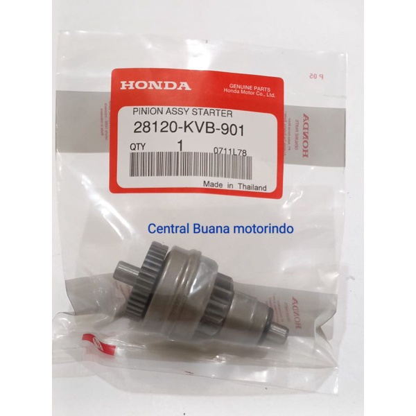 28120-KVB-901 PINION STARTER ASSY GRANAT VARIO KARBU BEAT KARBU SCOOPY KARBU SPACY KARBU BEAT FI SCO