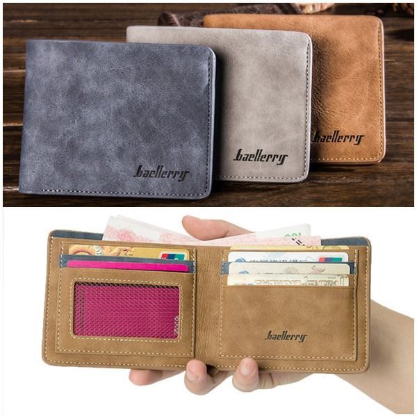 BJ21152 - BLUE/BROWN/GRAY - DOMPET COWOK PRIA DOMPET KARTU IMPORT TERMURAH JAKARTA JTF1152H JTF1152V