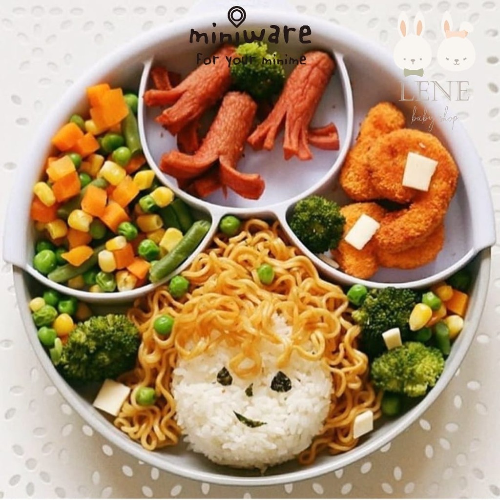 Miniware Healthy Meal Set Piring MPASI Bayi Anak