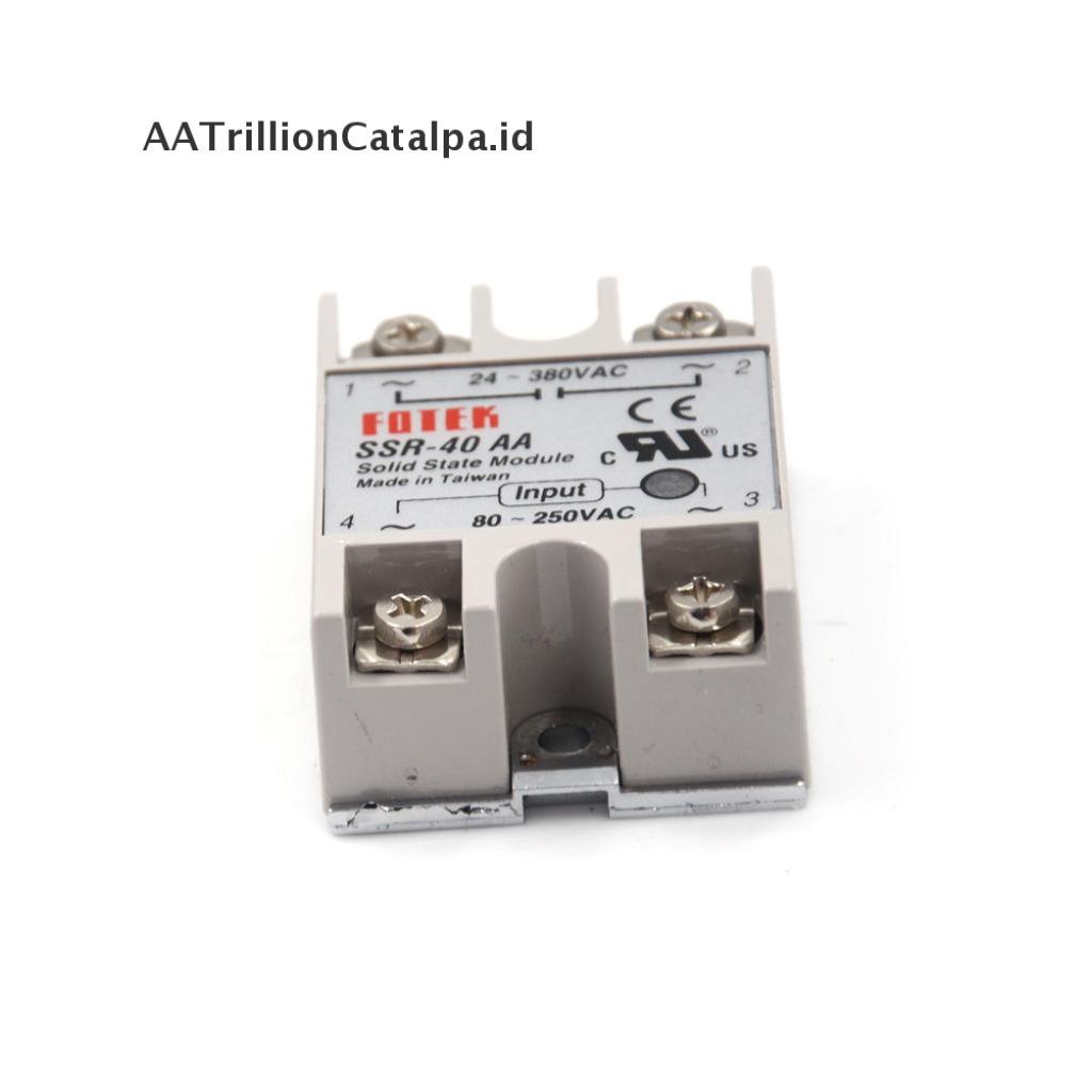 Relay solid state SSR-40AA-H 40A actually 80-250V AC TO 90-480V AC SSR 40A