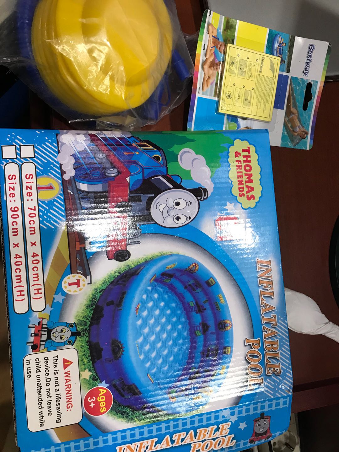 Bestway 67002 Kasur Angin Double Biru [191cm X 137cm] / Air Bed Double