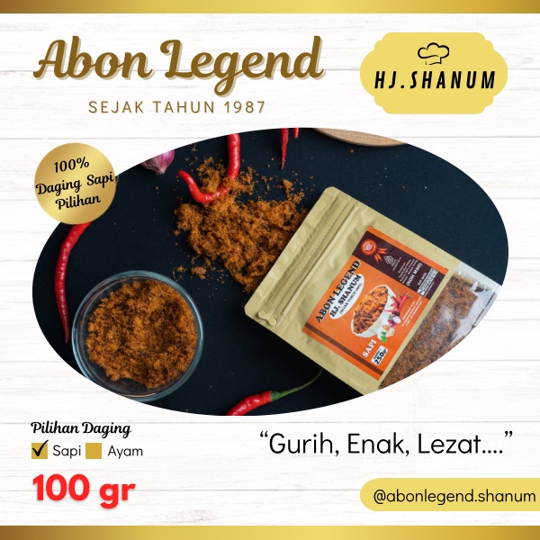 

ABON LEGEND / ABON SAPI 100% PREMIUM 100 GRAM - COD